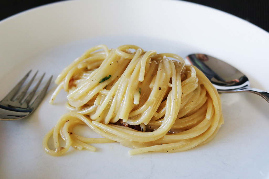 Zeeuwse recepten Zeeuwse Hoofdgrechten Spaghetti met lamsoor en cherrytomaten